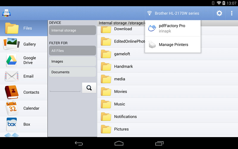 PrintHand Tablet Screenshot 2